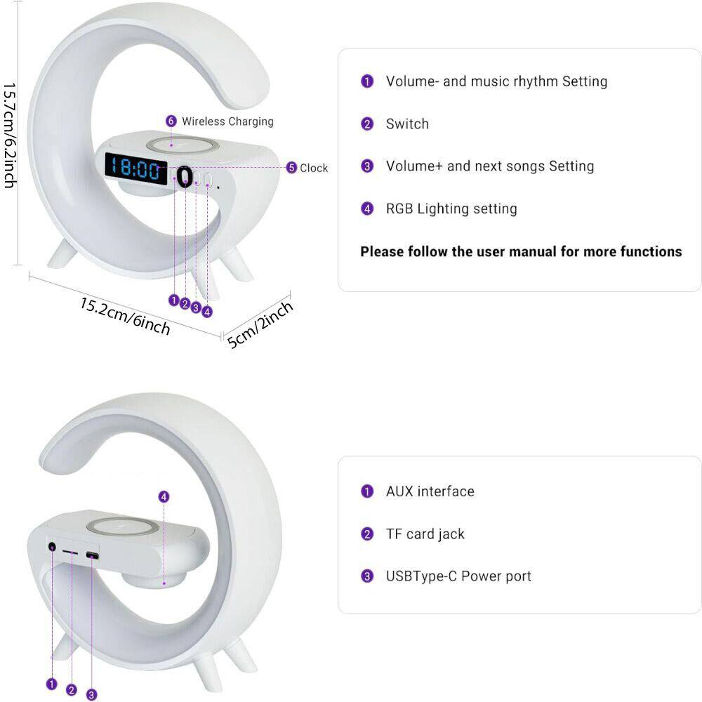 SoundGlow™ Smart Lamp Bluetooth Speaker