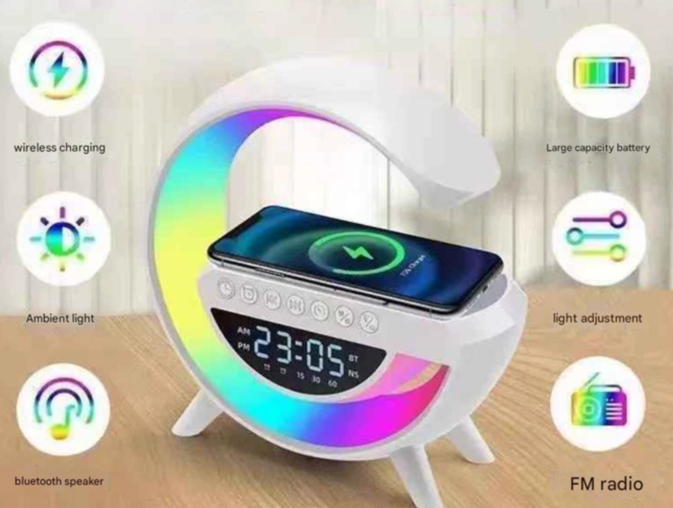 SoundGlow™ Smart Lamp Bluetooth Speaker