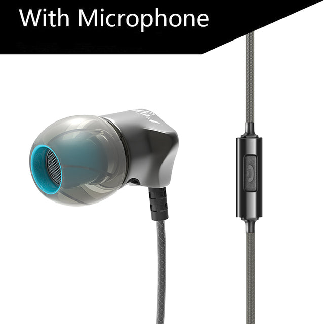 Heavy Bass Metal Earphones